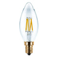 LED kronelysform E14 3W 2200K filament klar dimbar SEGULA forfra