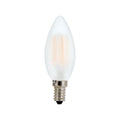 LED kronelysform E14 6W 2700K 720 lm matt dimbar ORION forfra