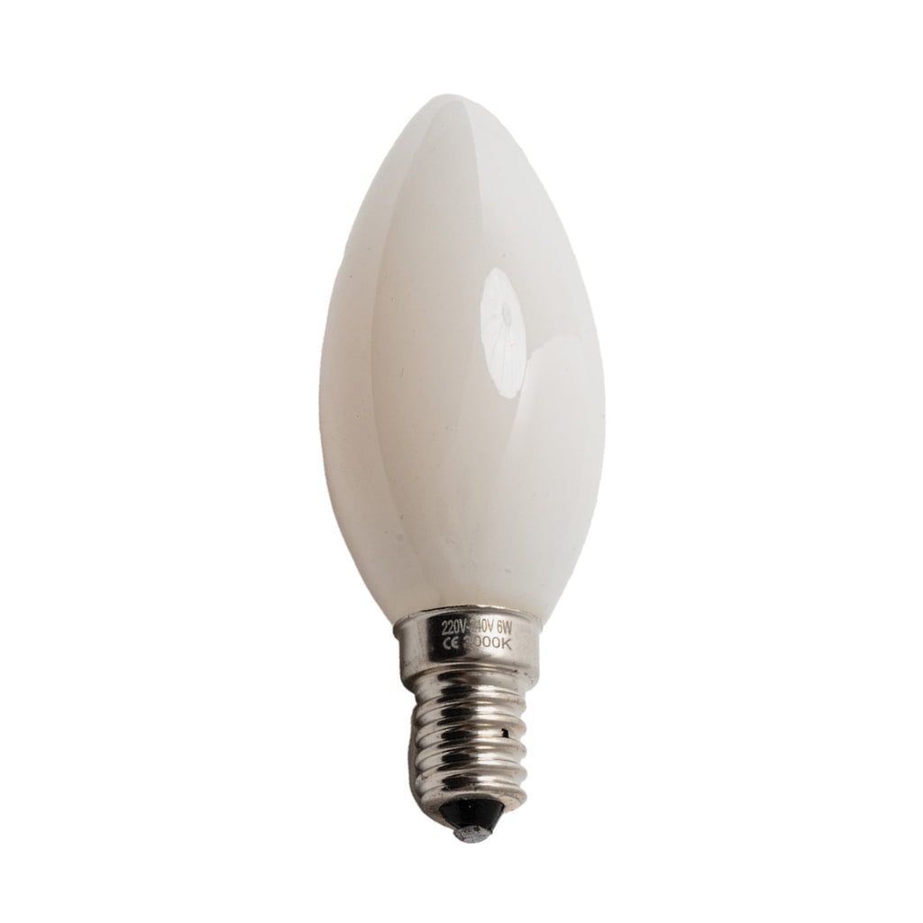 LED kronelysformet pære E14 6W 3000K 550lm With Me forfra
