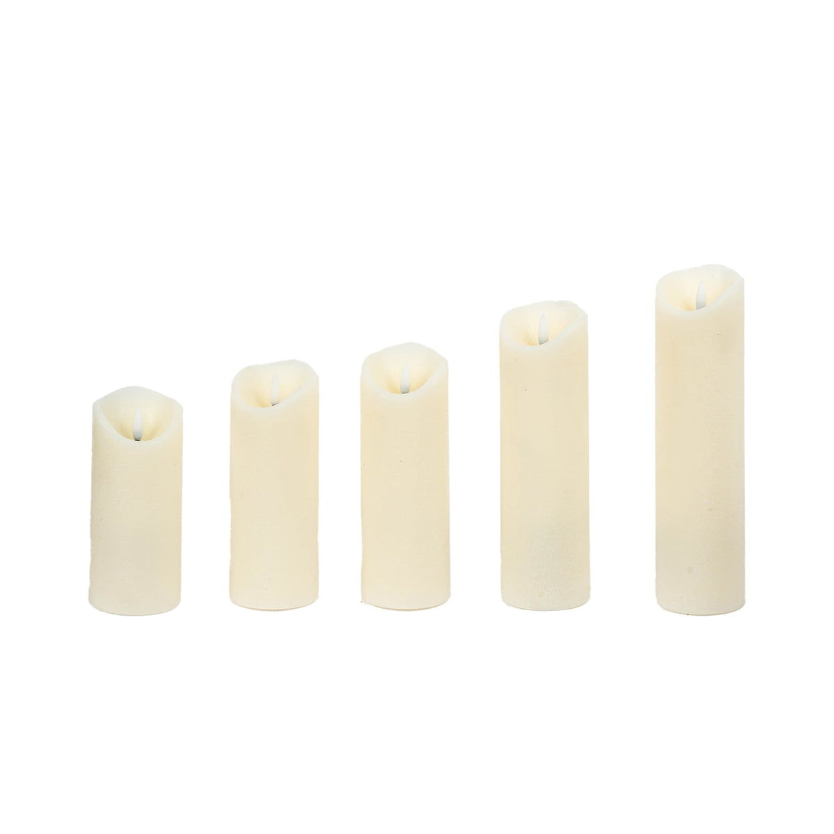 LED-kubbelys Candora detalj av flammeeffekt