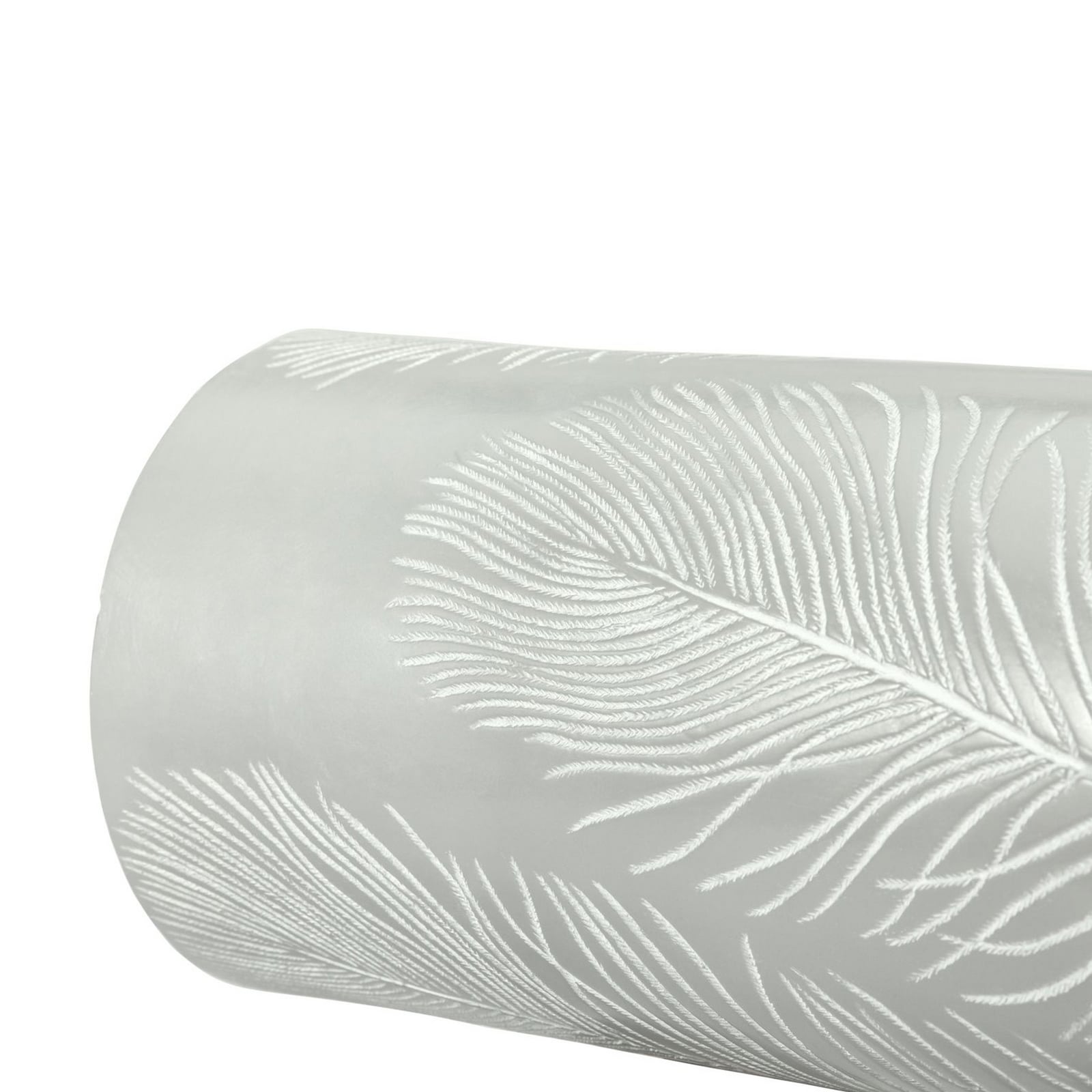 LED-kubbelys Cosy Feather Candle sideprofil