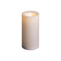 LED-kubbelys med flakkerlys plast hvit 15 cm IP44 - STERNTALER forfra