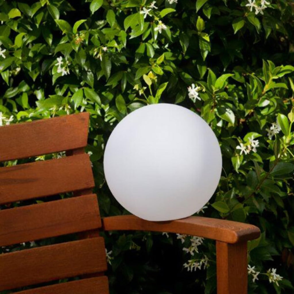 LED kulelampe utendørs RGB dimbar Ø25 cm Smart&Green bakside