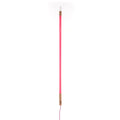 LED lampe Linea rørformet glass/tre fuchsia 135 cm forfra