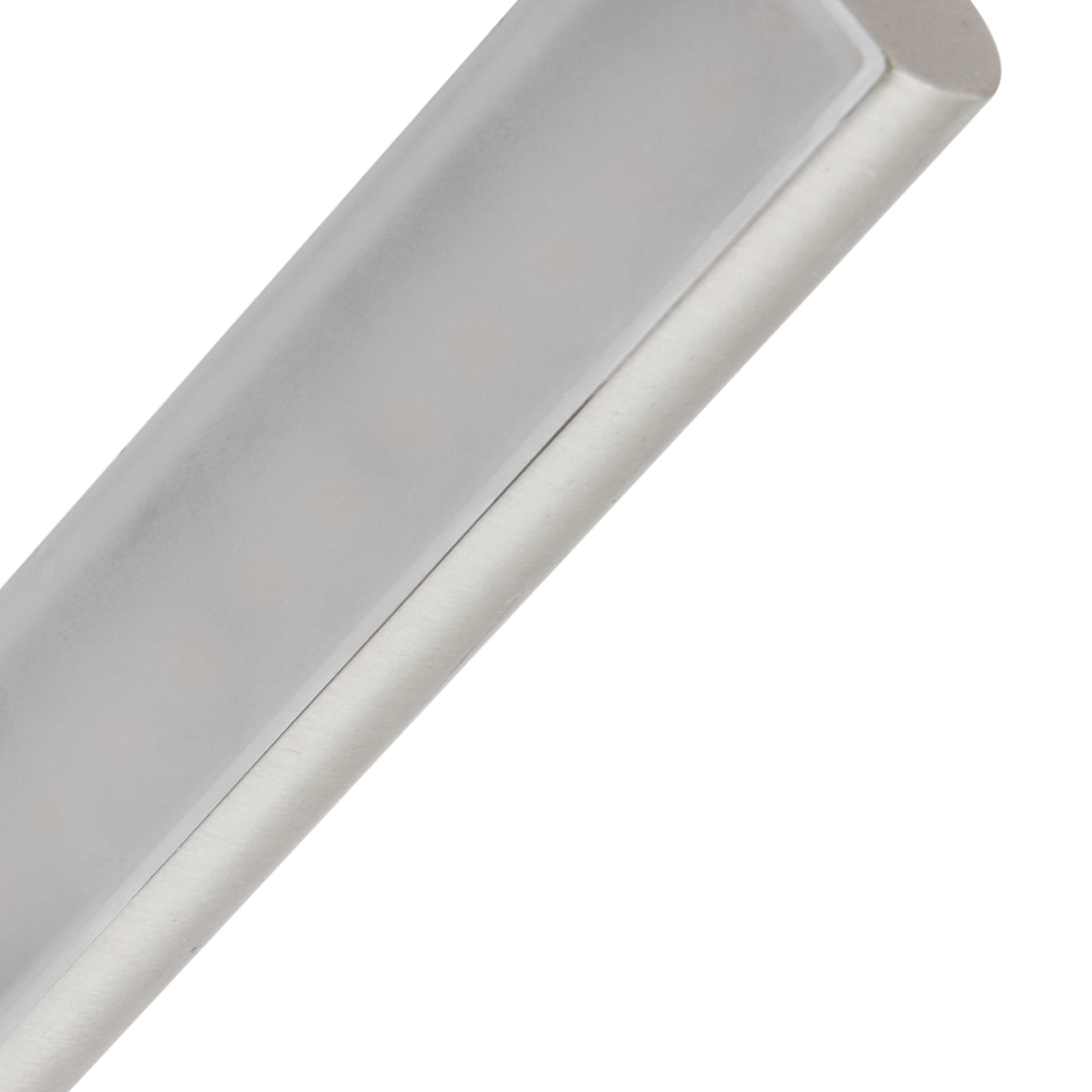 Montert LED leselampe Flexola dimbar nikkel 4W med støpsel ved seng
