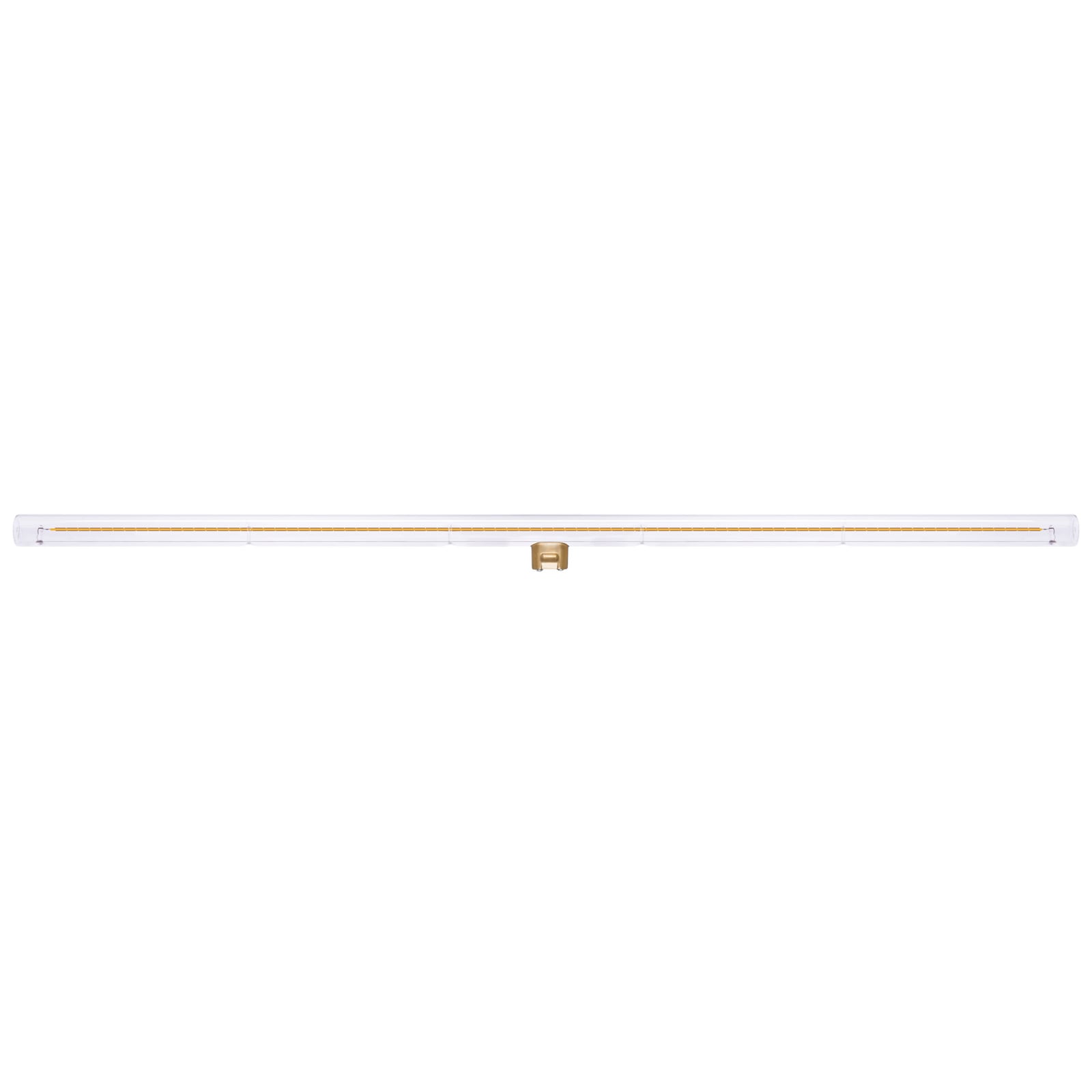 LED linjepære S14d 8W 2700K dimbar klar 100 cm forfra
