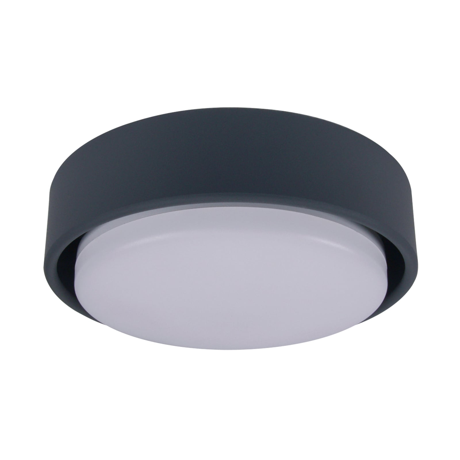 LED-lys for takvifte antrasitt GX53 12W 3000K dimbar forfra