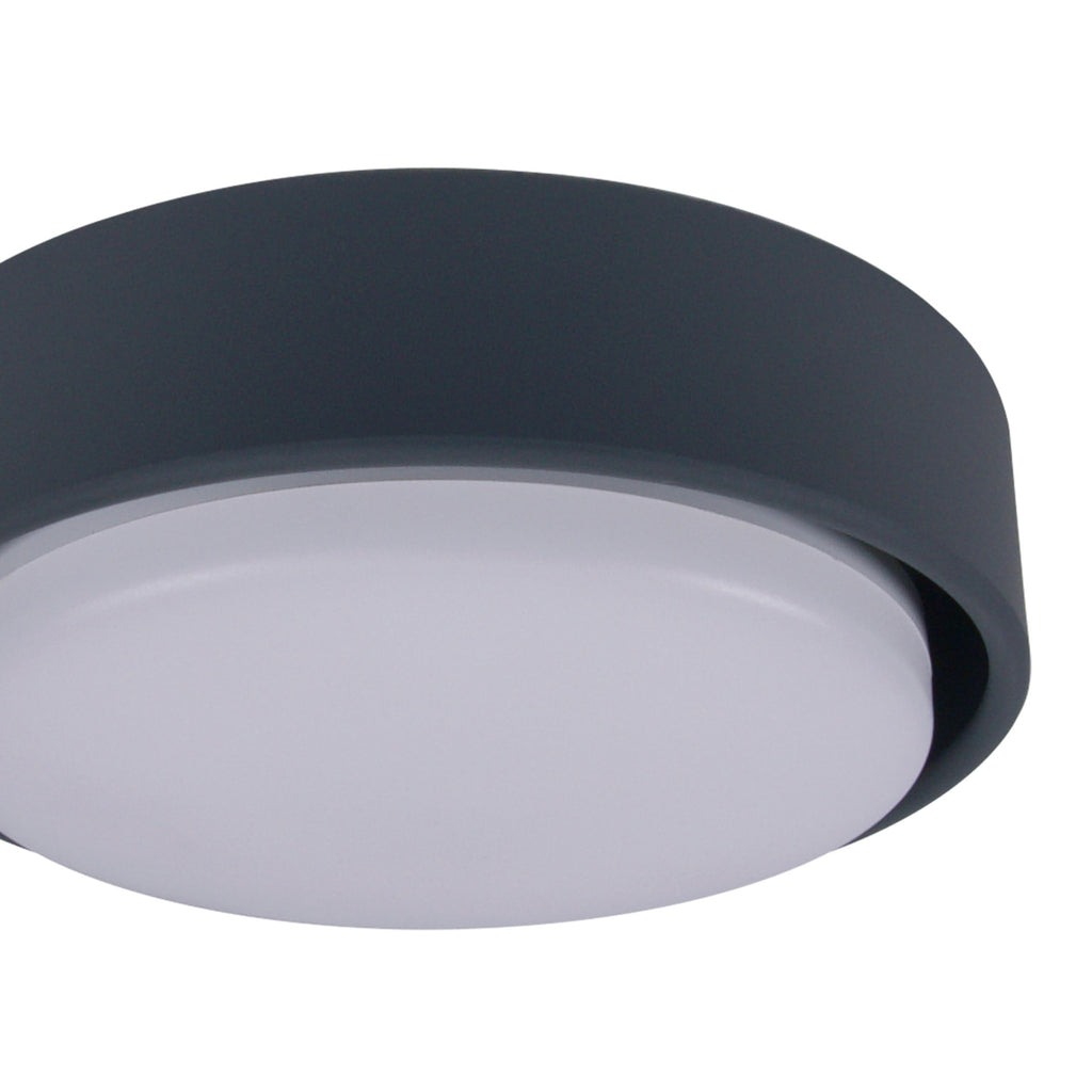 LED-lys for takvifte antrasitt GX53 12W 3000K dimbar detalj