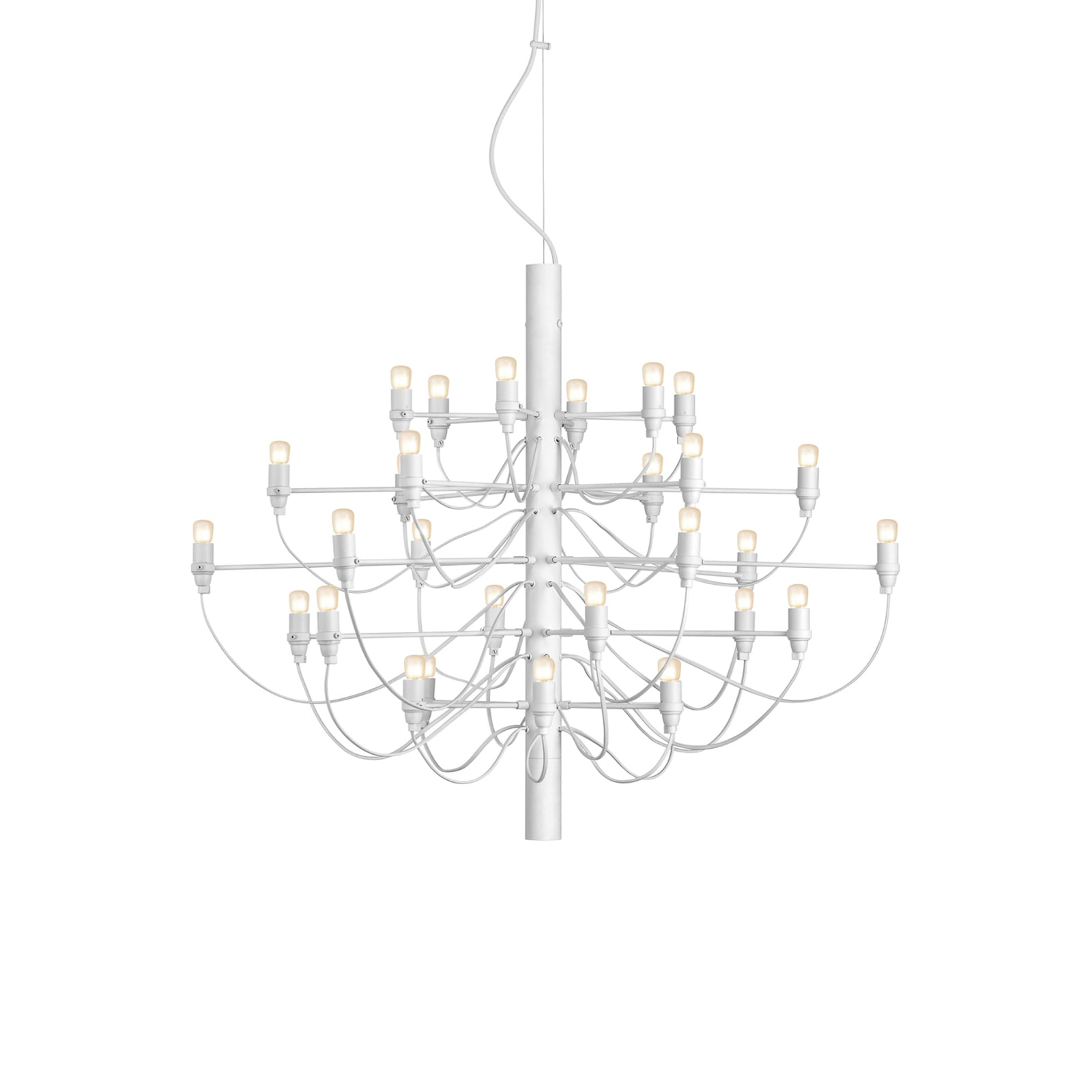 Detaljbilde av LED lysekrone 2097/30 dimbar hvit Ø88 cm