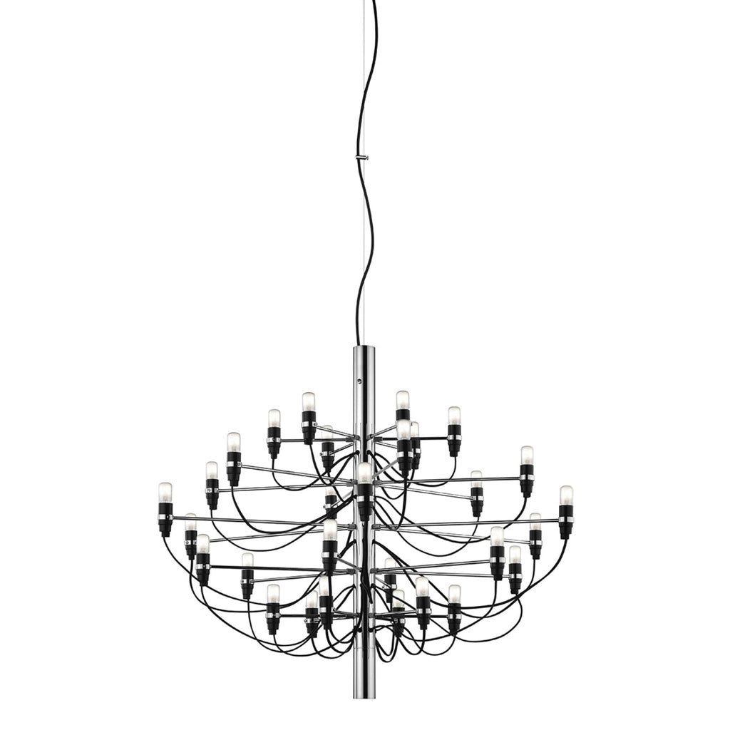 LED-lysekrone 2097/50 krom 50-armet montert i rom