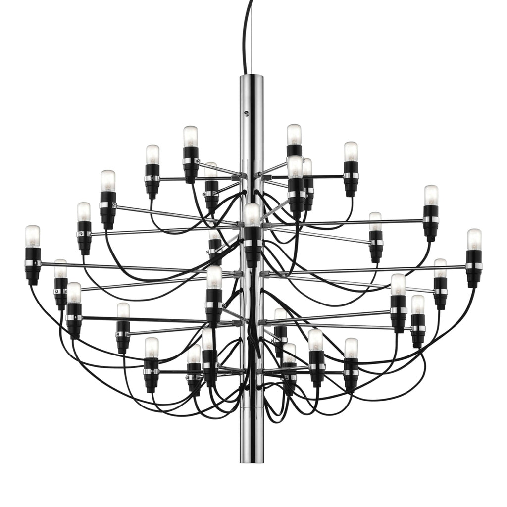 Nærbilde av LED-lysekrone 2097/50 krom 50-armet arm