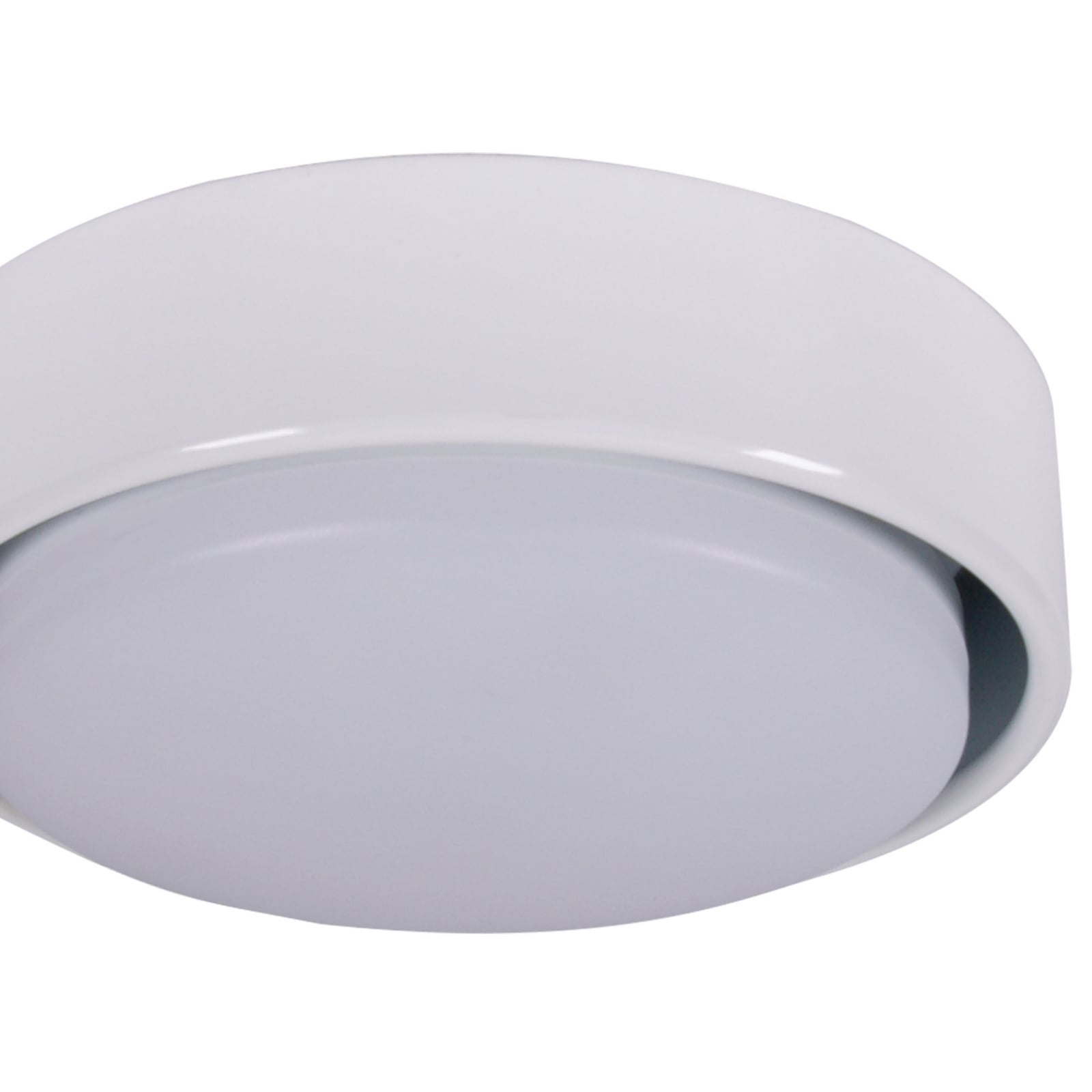 LED lysenhet for takvifte hvit GX53 12W varmhvit dimbar bakside