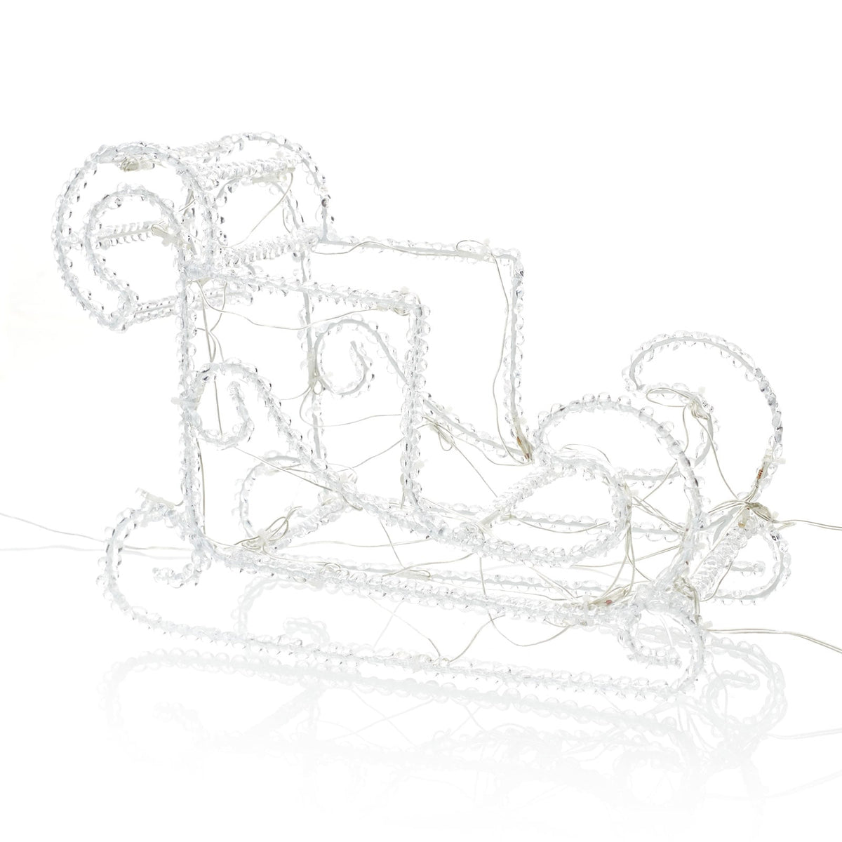 LED-lysfigur reinsdyr med slede 84 LED 70 cm IP44 - Konstsmide sideprofil