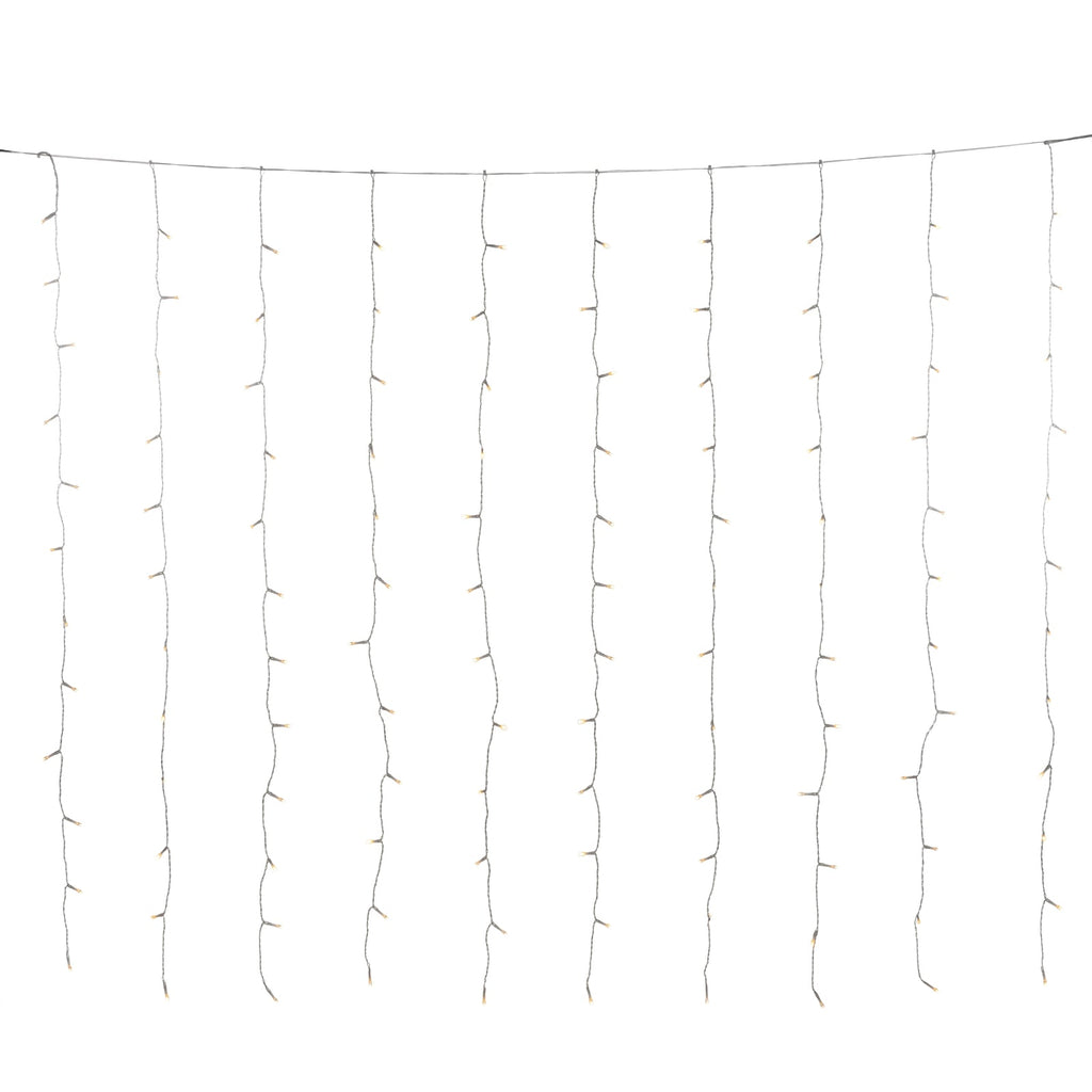 LED-lysgardin 120 LED varmhvit 140x120 cm - Konstsmide lysdetalj
