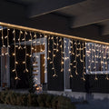 LED-lysgardin utvidelsessett 100 lys 2,6 m IP67 varmhvit - Konstsmide forfra