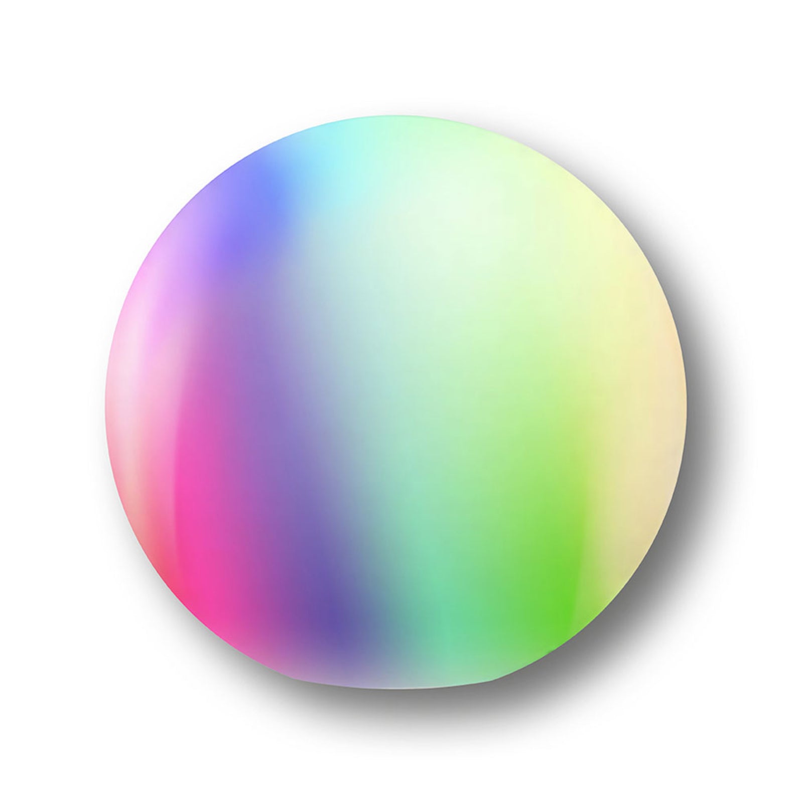 LED lyskule Calluna Ø35 cm RGB dimbar IP44 tint bakside