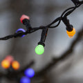 LED-lyslenke Berry Mini RGB med timer IP44 600 cm forfra