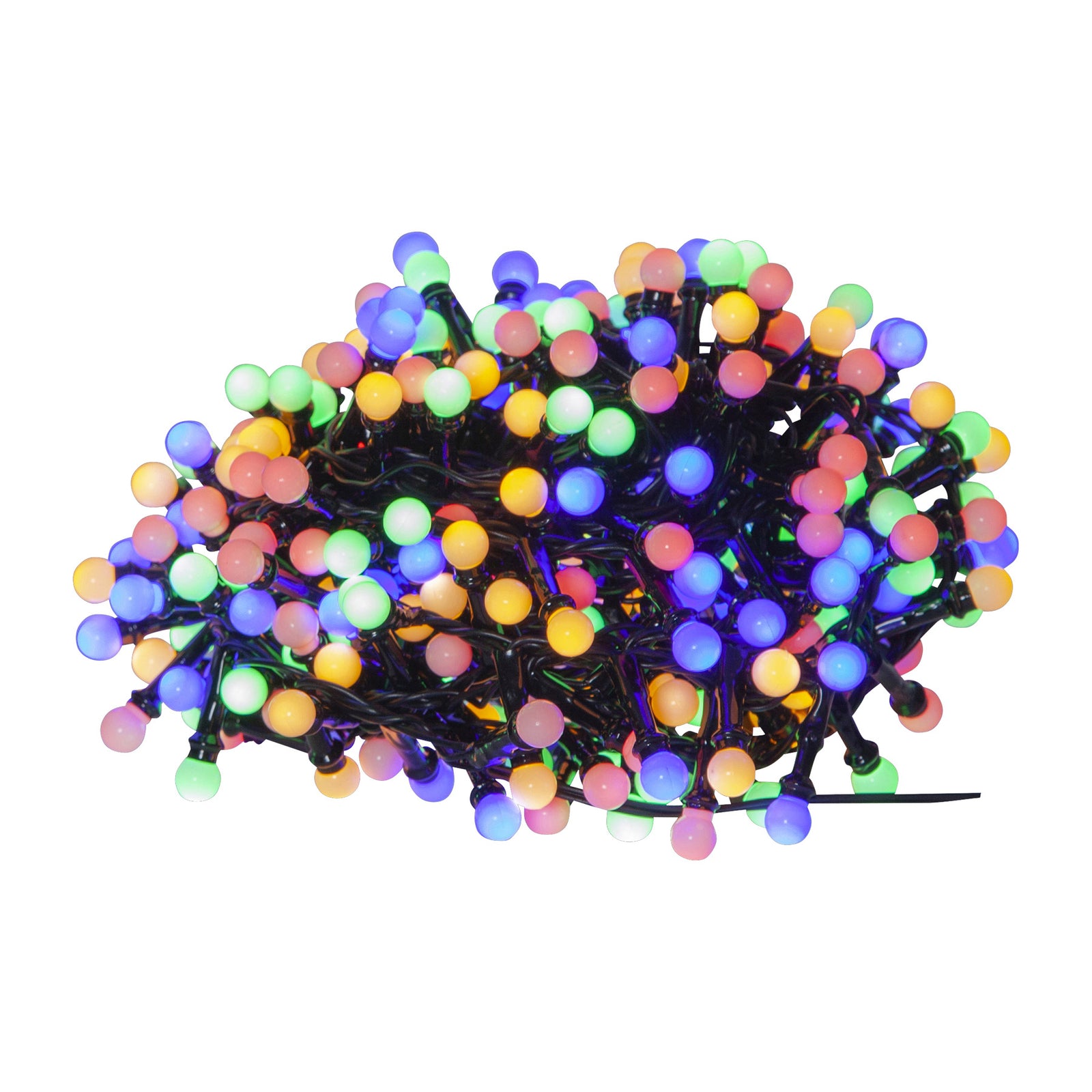 LED-lyslenke Berry Mini RGB med timer IP44 600 cm montert ute
