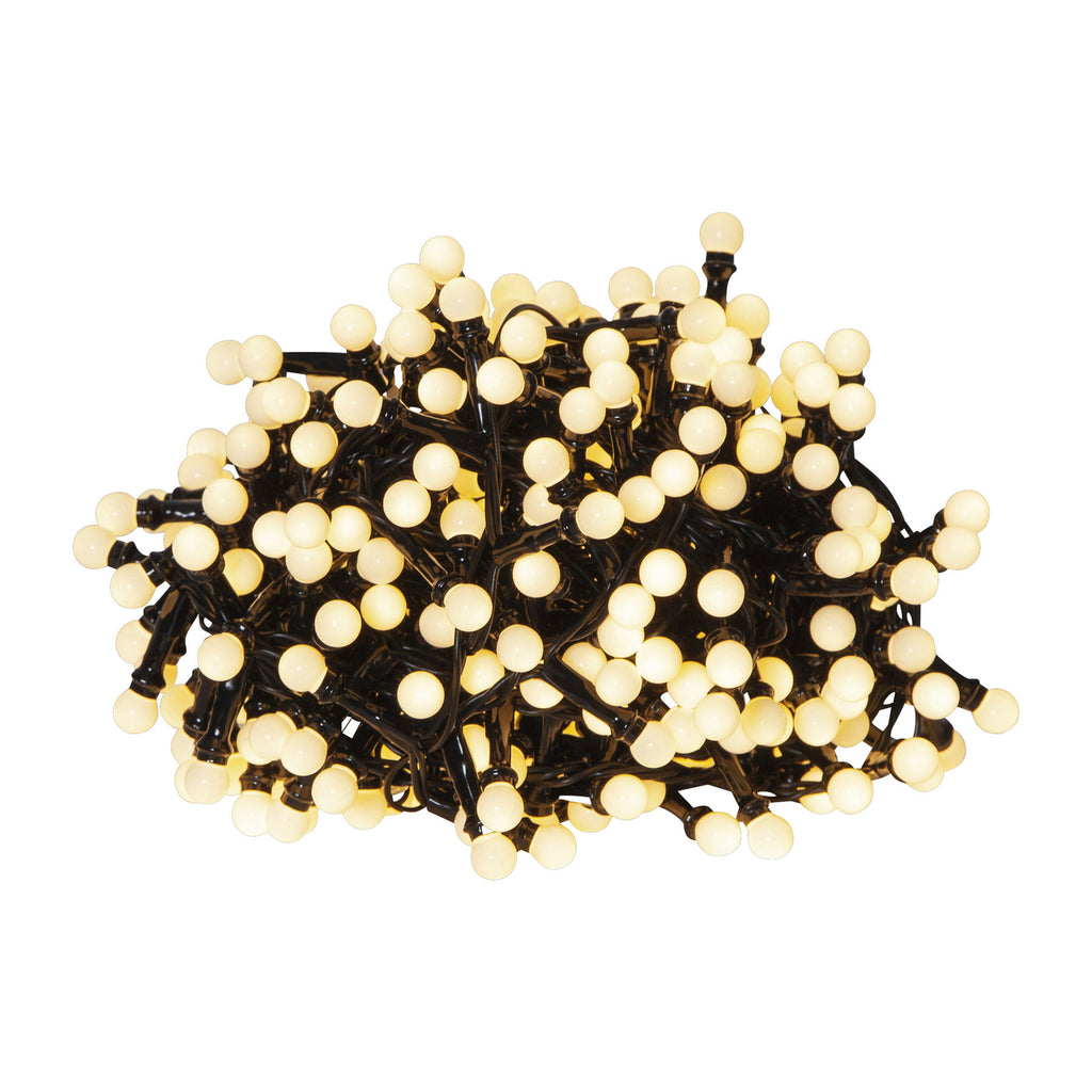 LED-lyslenke Berry Mini med timer IP44 hvit 6 m bryter