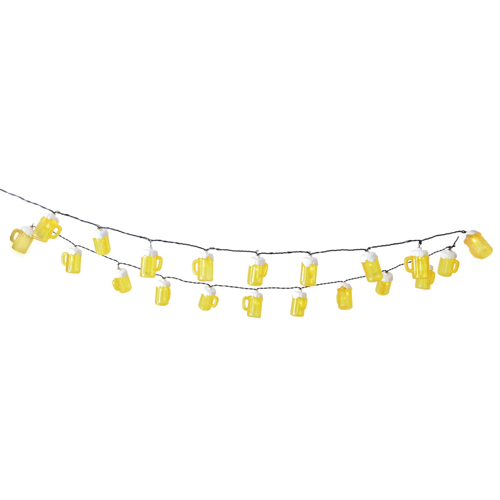 LED lyslenke Cerveza med ølkrus akryl 500 cm bakside