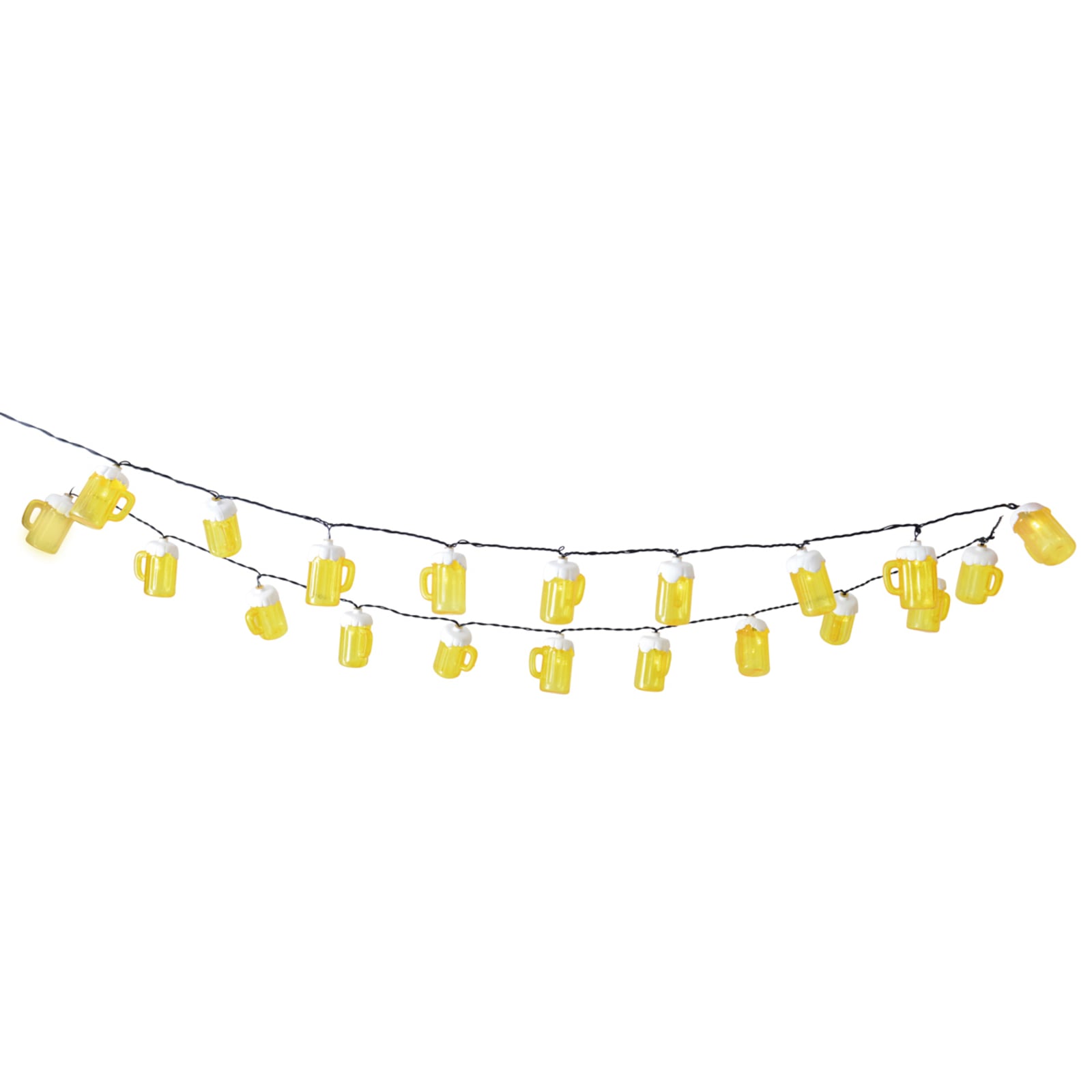 LED lyslenke Cerveza med ølkrus akryl 500 cm bakside