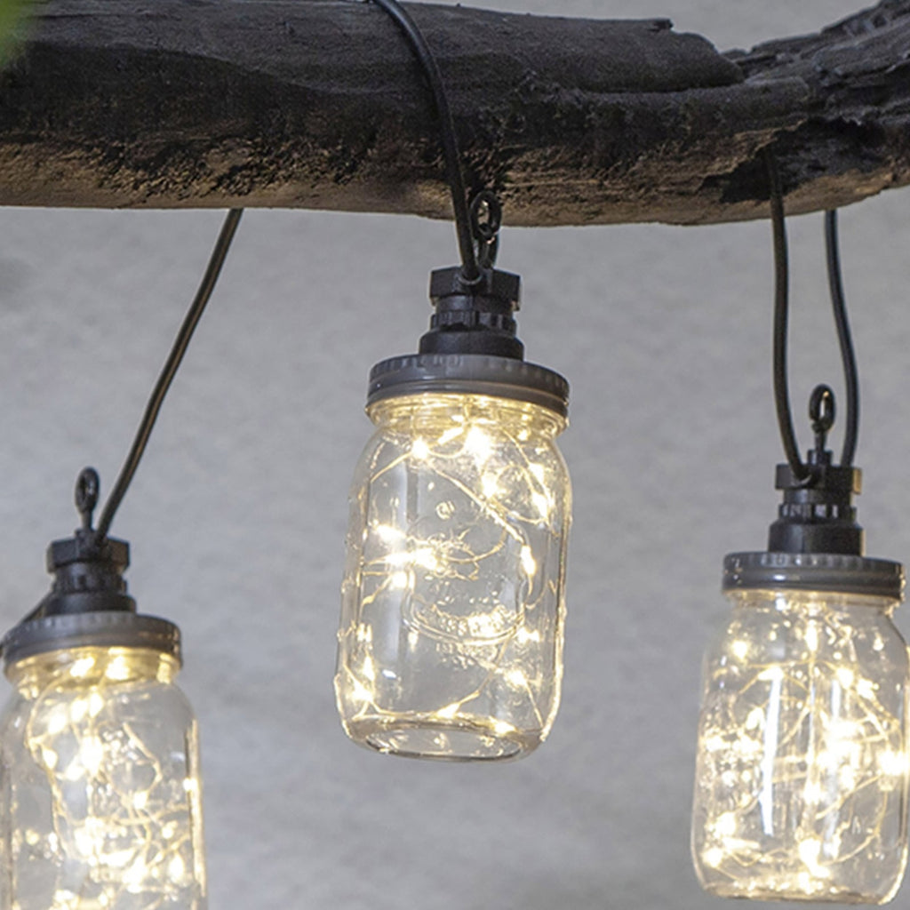 LED-lyslenke Circus Bottle flaskedesign IP44 bakside