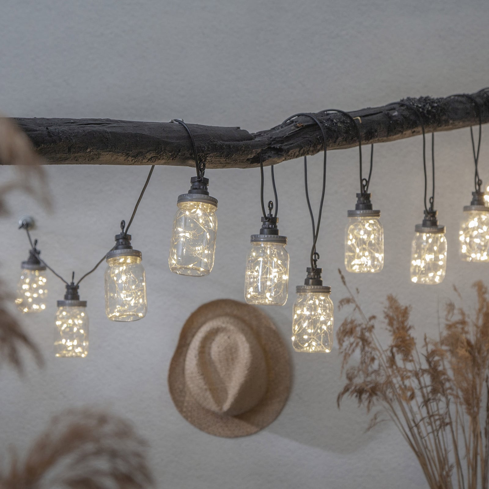 LED-lyslenke Circus Bottle flaskedesign IP44 forfra