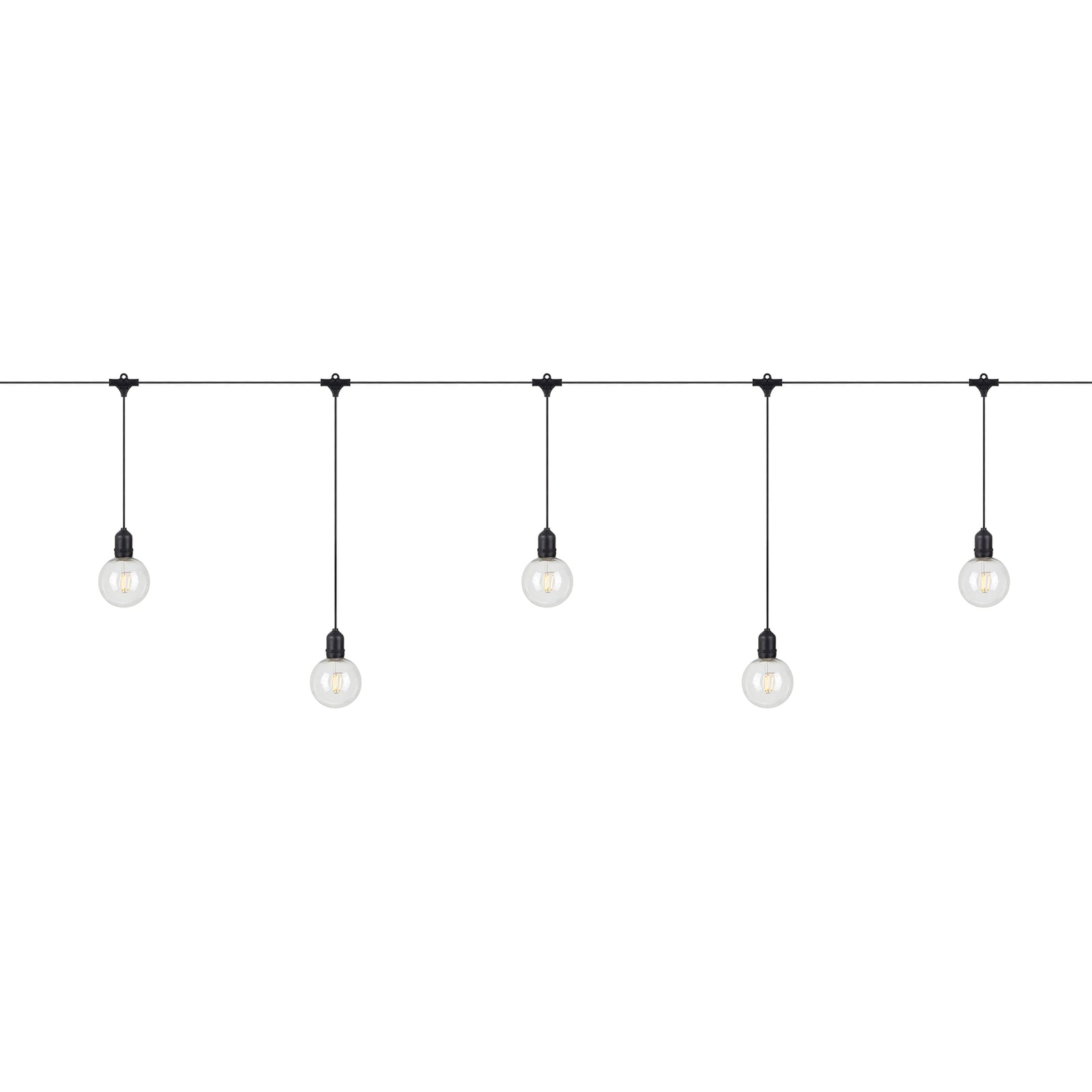 LED-lyslenke Deco startsett med transformator IP44 for utendørs bruk forfra