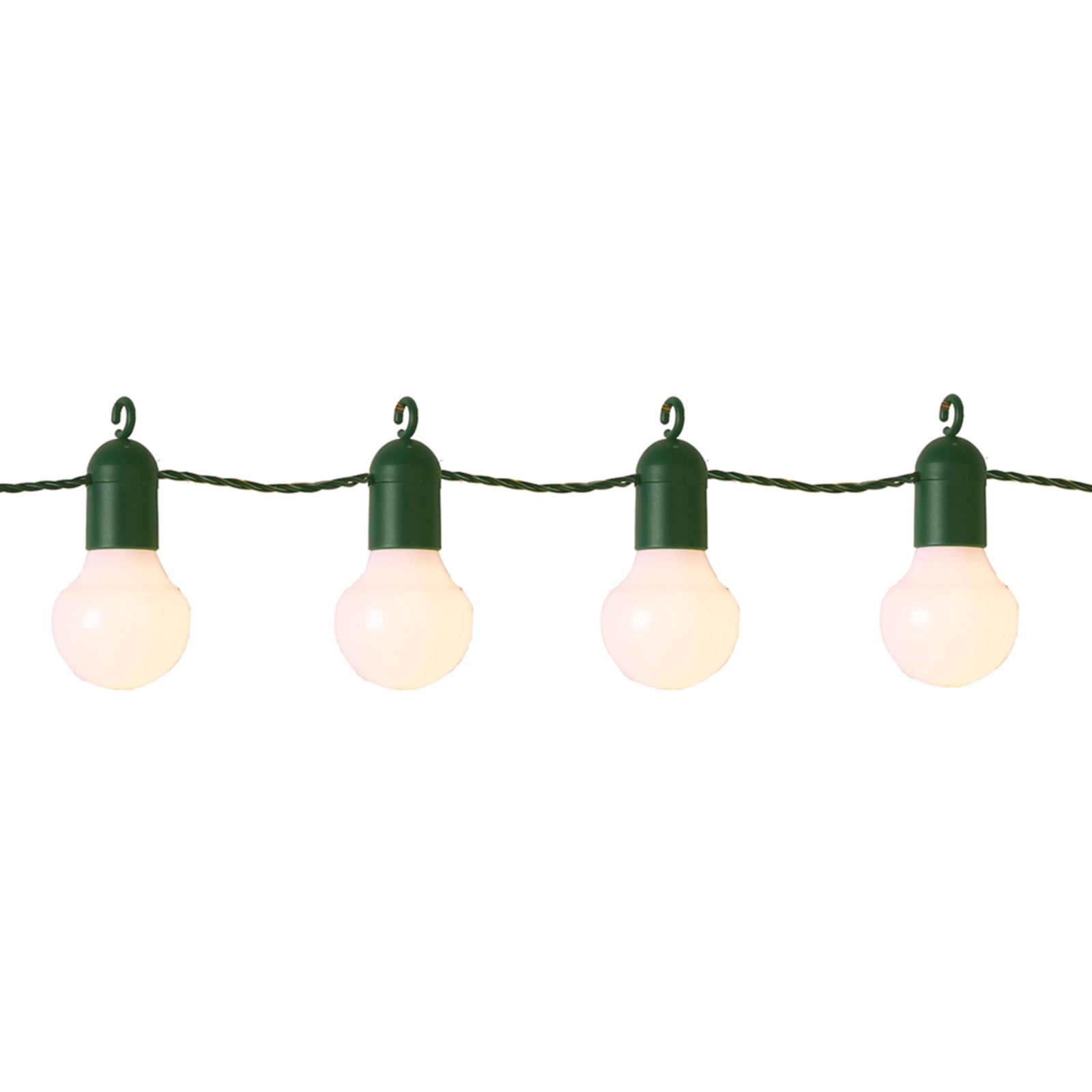 LED-lyslenke ELIN 20 lys varmhvit IP44 detalj av lys