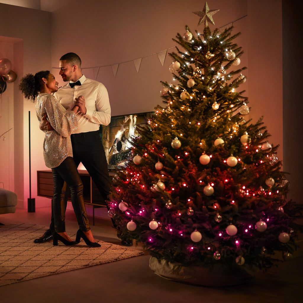 LED-lyslenke Festavia CCT RGB 40 m dimbar Philips Hue bakside