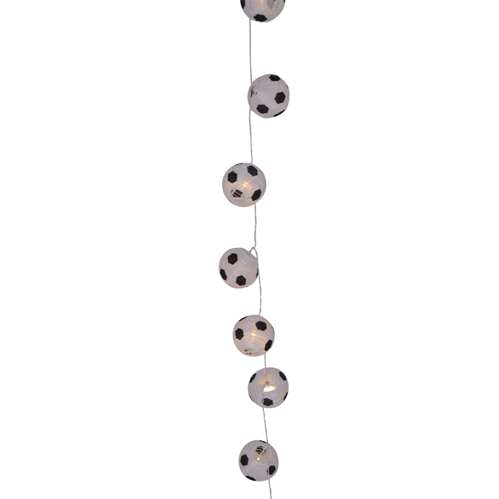 LED lyslenke Kizi med fotballskjermer 200 cm batteri forfra