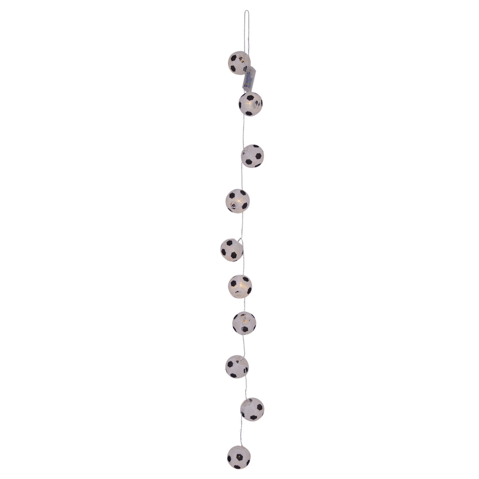 LED lyslenke Kizi med fotballskjermer 200 cm batteri bakside