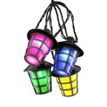 LED lyslenke Lampion 20 lykter flerfarget 475 cm IP44 forfra