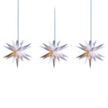 LED-lyslenke med stjerner 3-lys batteridrevet 150 cm hvit - STERNTALER forfra