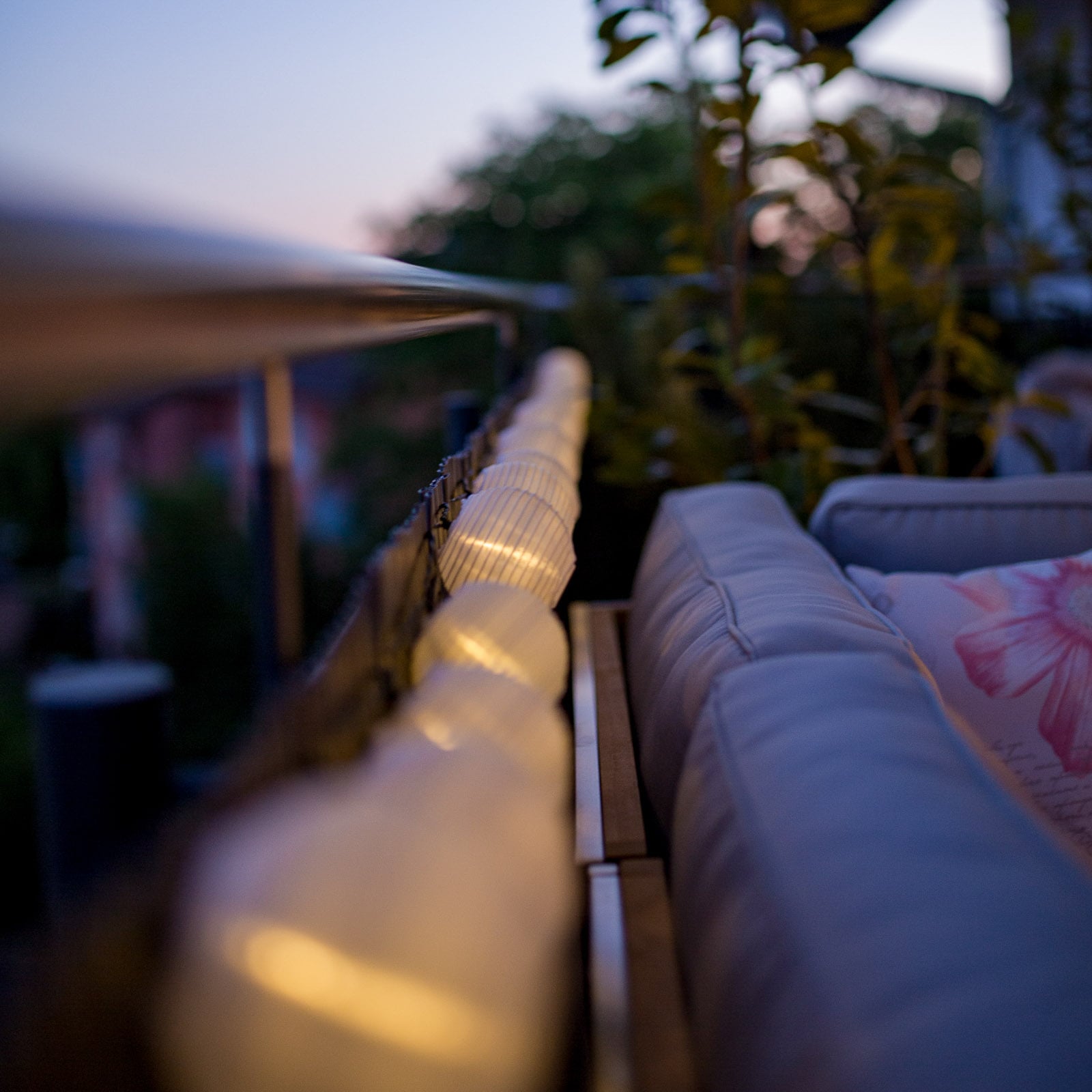 LED-lyslenke Mobile Lampion bakside av lampion