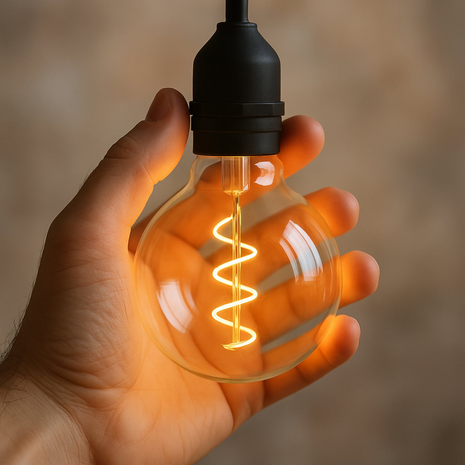 LED-lyslenke Vista XL 10 m dimbar med fjernkontroll IP44 fra Calex forfra