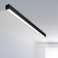 LED-lyslist CLICK svart aluminium forfra