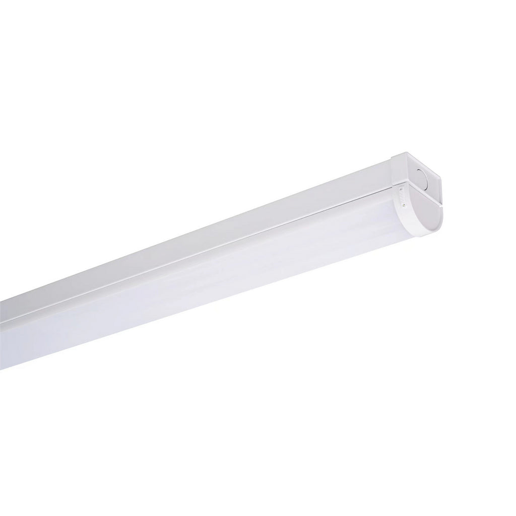 Detalj av LED-lyslist LIGHTBAR hvit stål 147 cm med diffussor