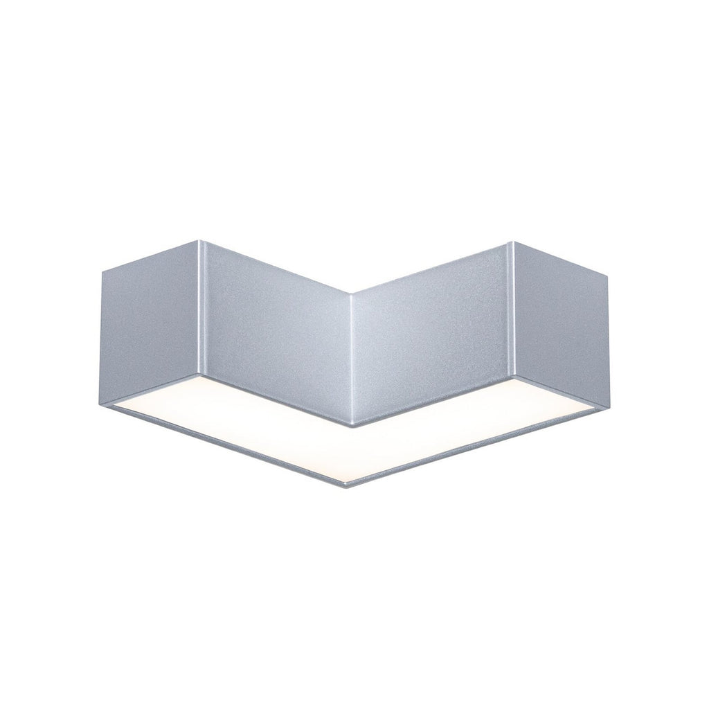 Montert LED lysliste Linion matt krom 90° hjørne dimbar 3000K Paulmann