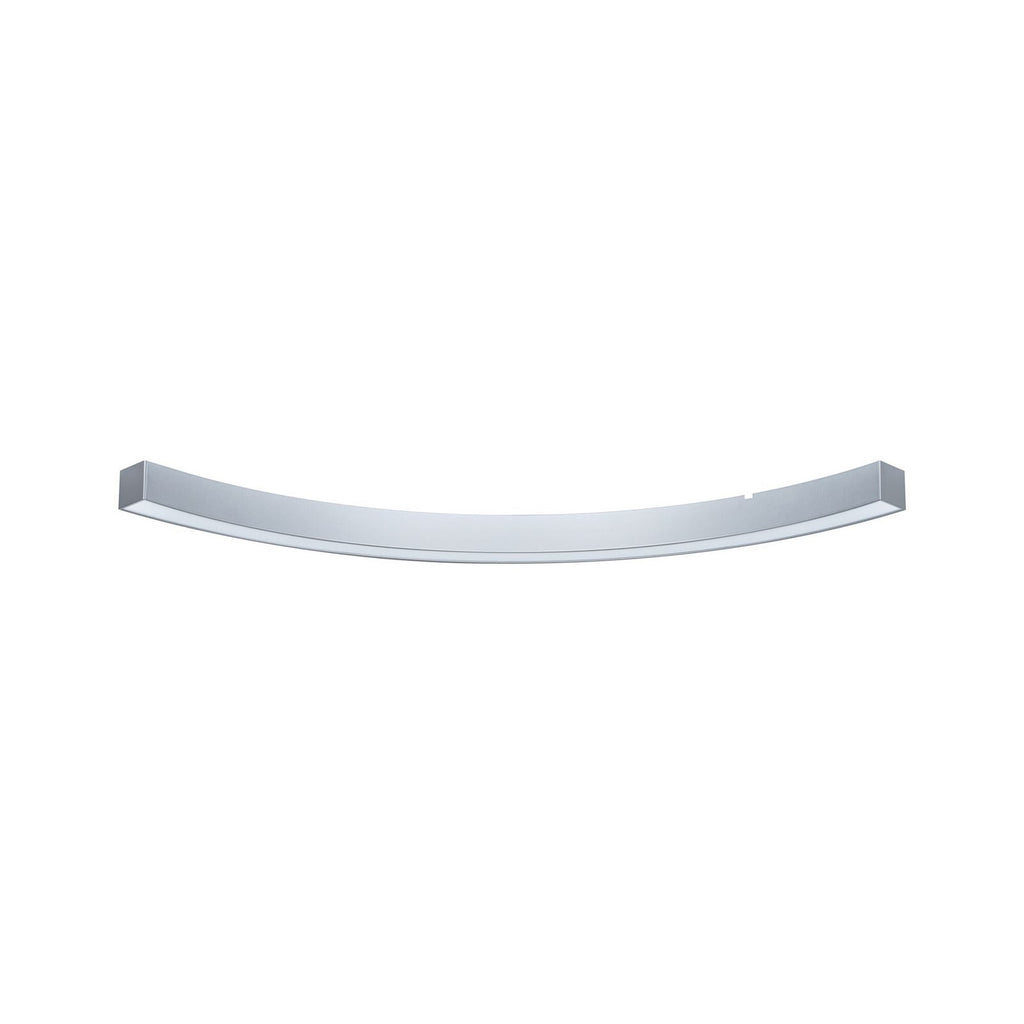 LED lysliste Linion matt krom 90° kurve forfra