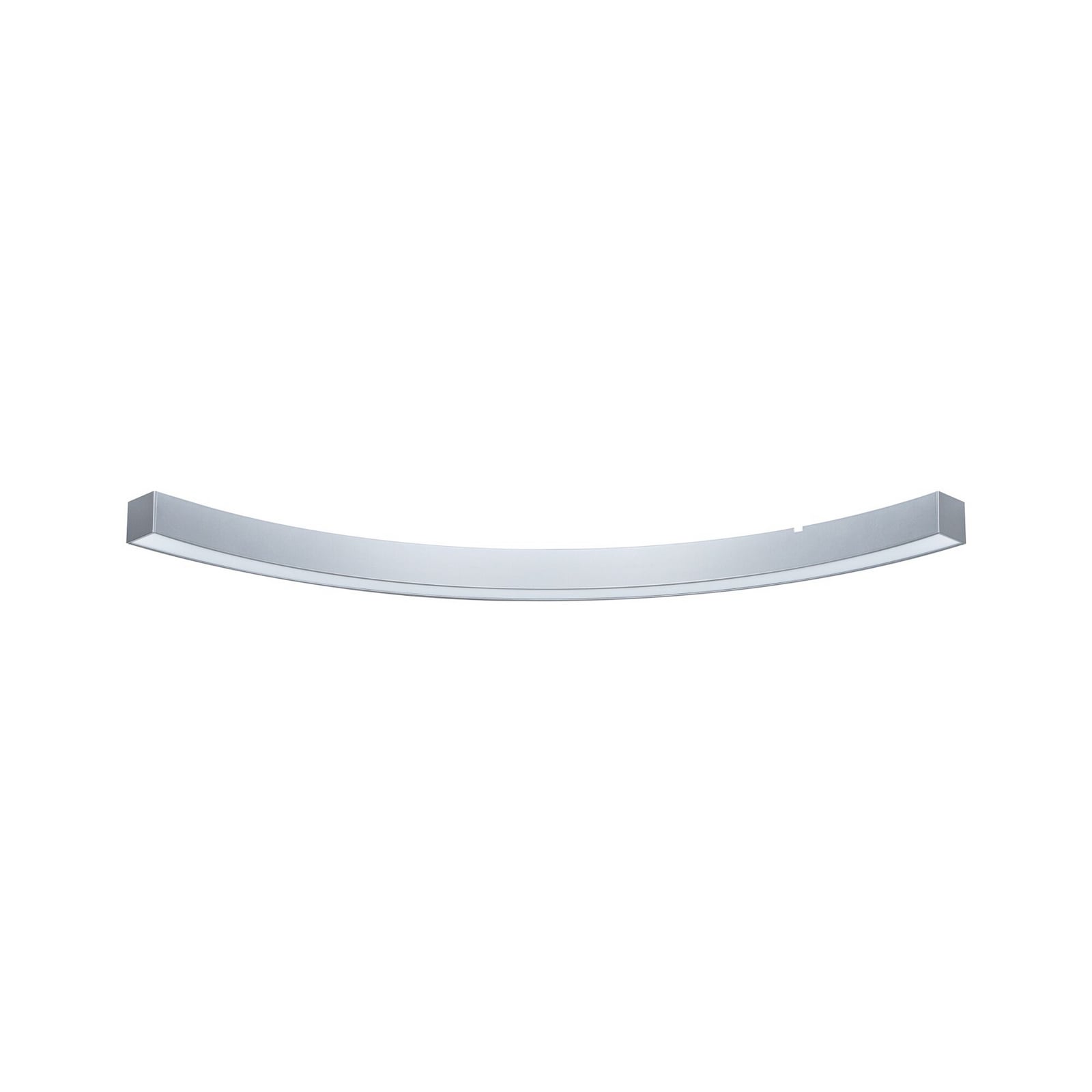 LED lysliste Linion matt krom 90° kurve forfra
