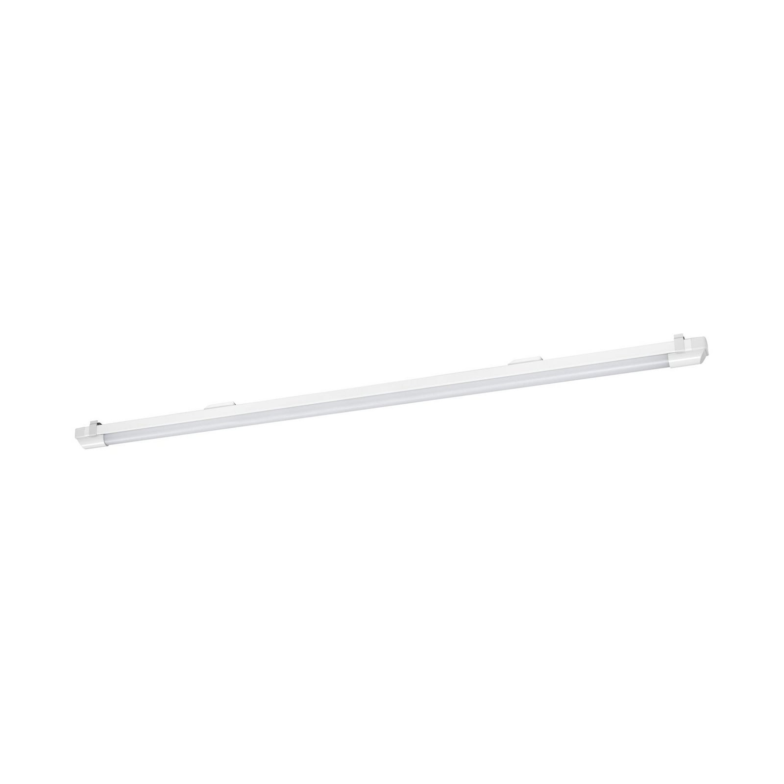 LED-lyslist POWER BATTEN hvit stål 120 cm forfra