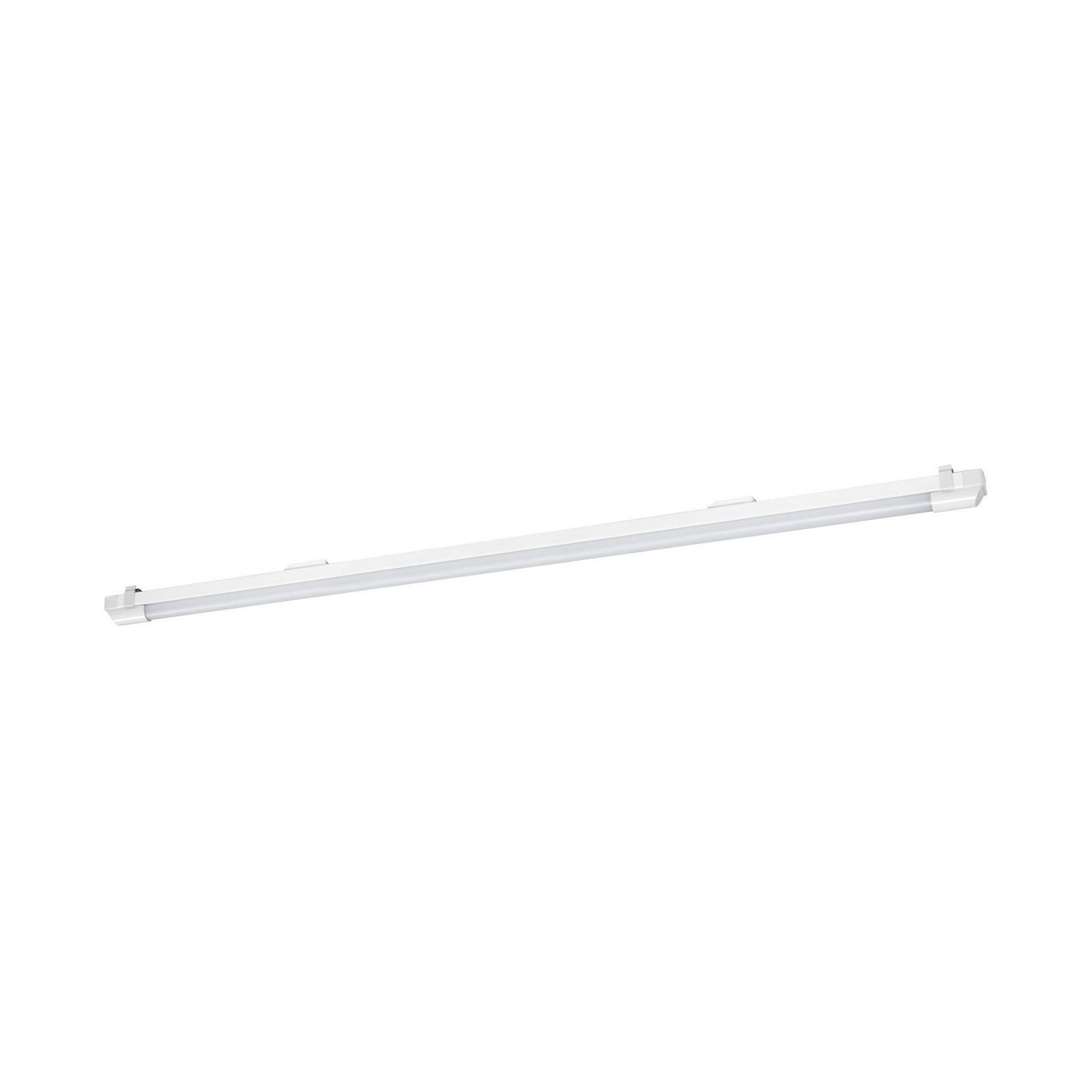 LED-lyslist POWER BATTEN stål 120 cm 25W varmhvit forfra