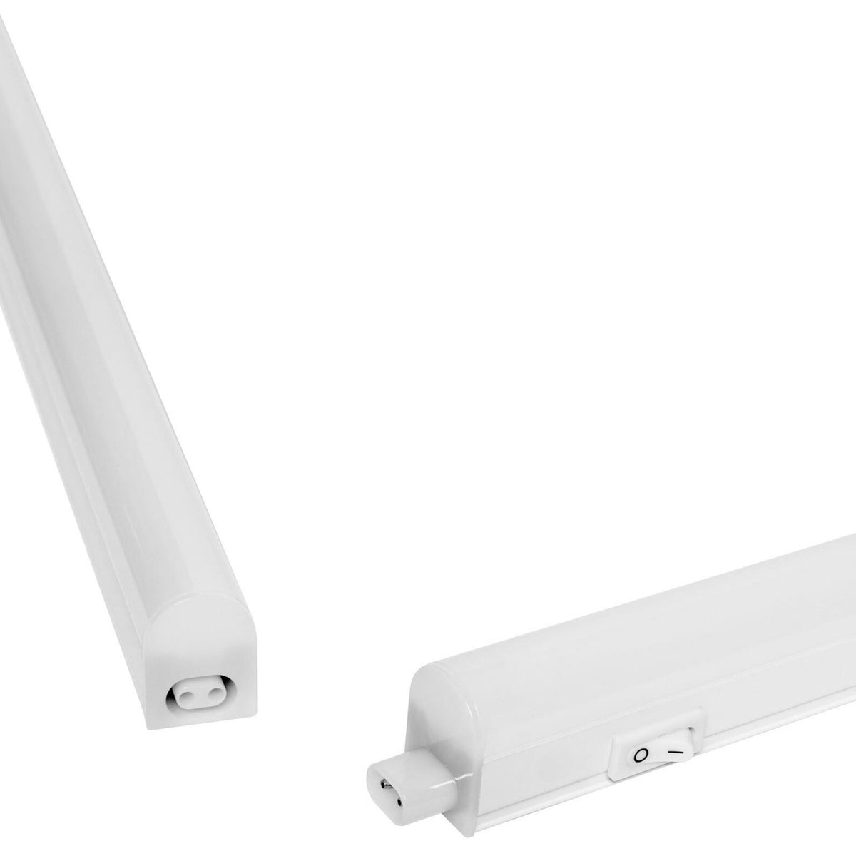 Sideprofil av LED lyslist SWITCH BATTEN med bryter 87 cm 10W 4000K hvit