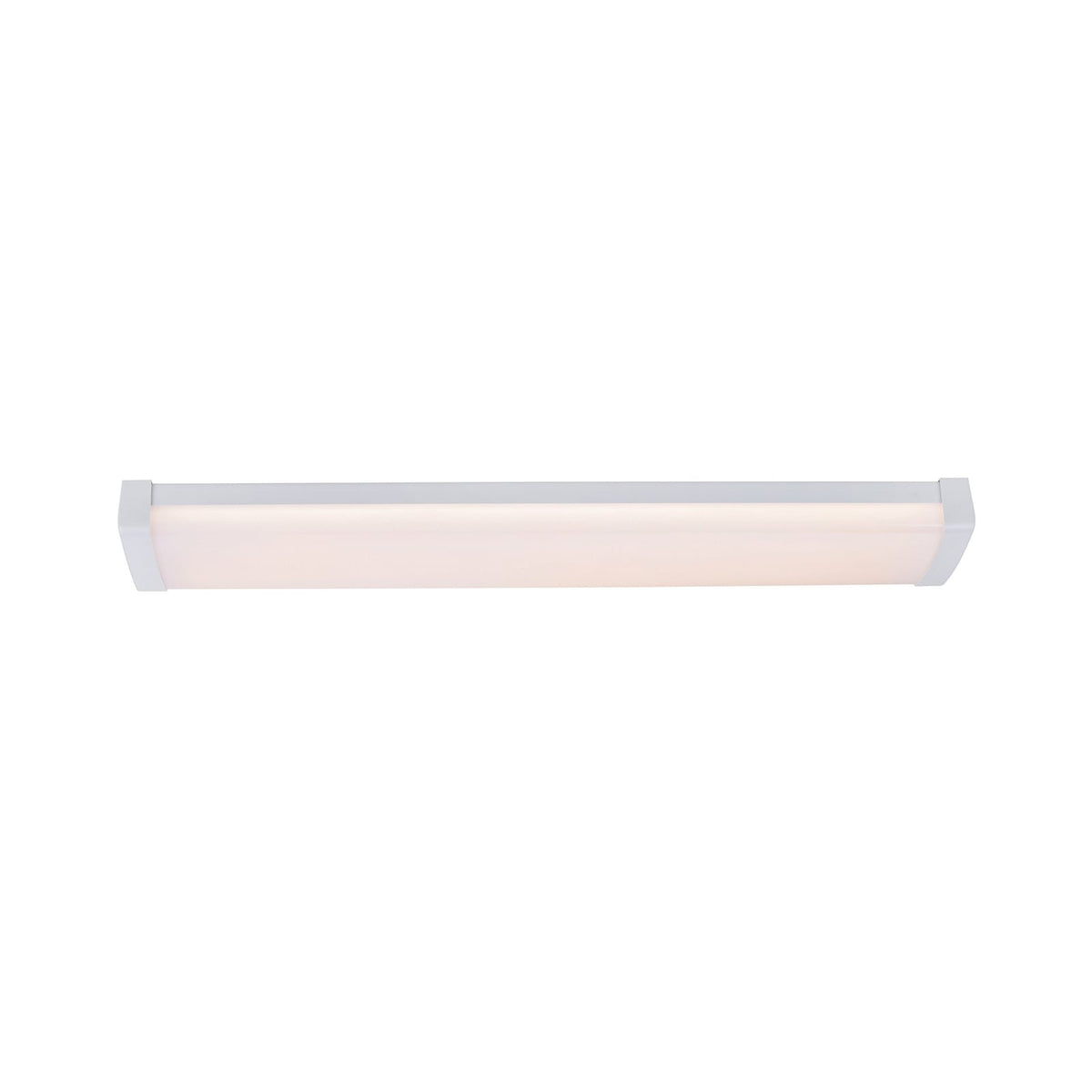 LED-lyslist Wilmington hvit plast bakside