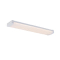 LED-lyslist Wilmington hvit plast forfra