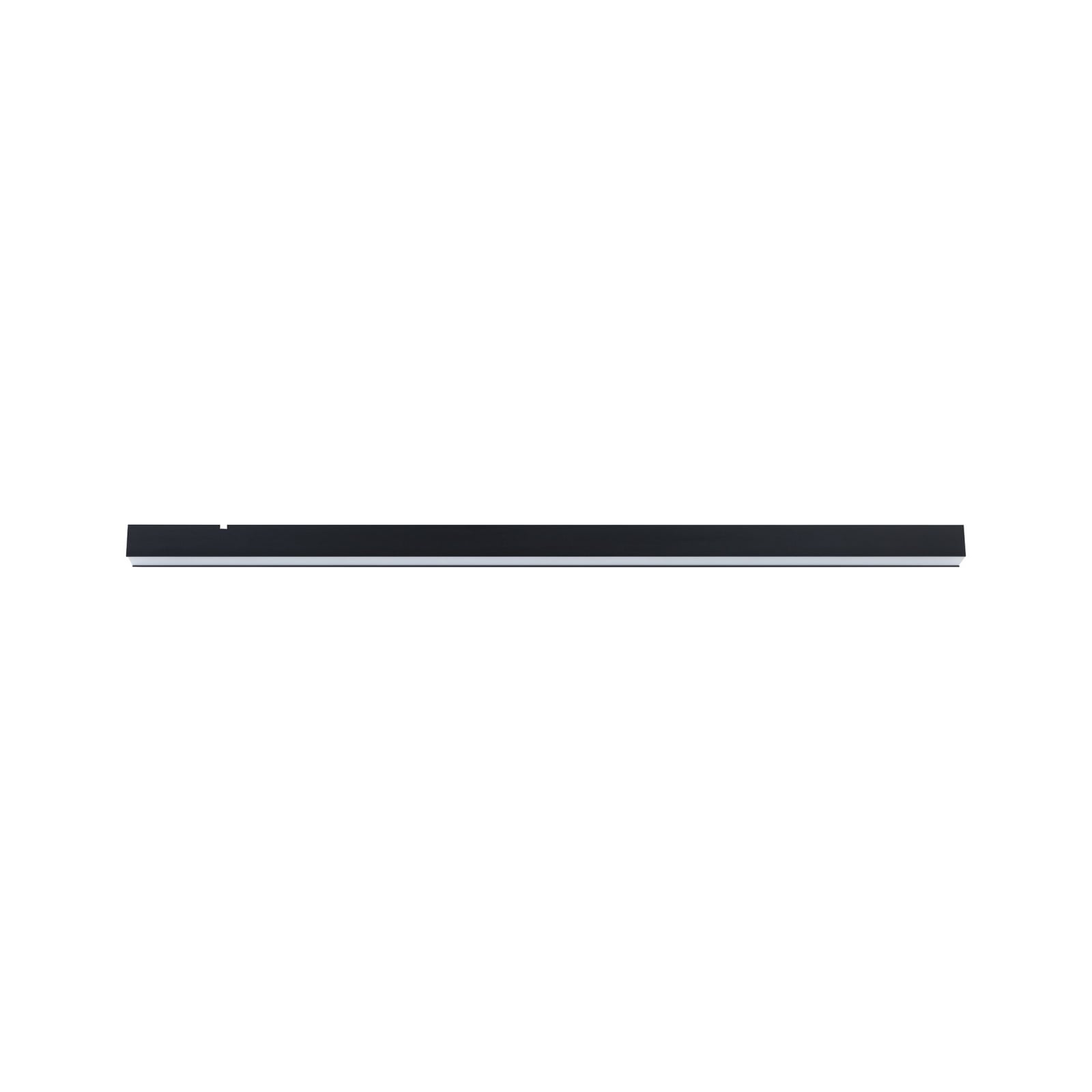 LED lysliste Linion svart 100 cm dimbar Zigbee Paulmann forfra