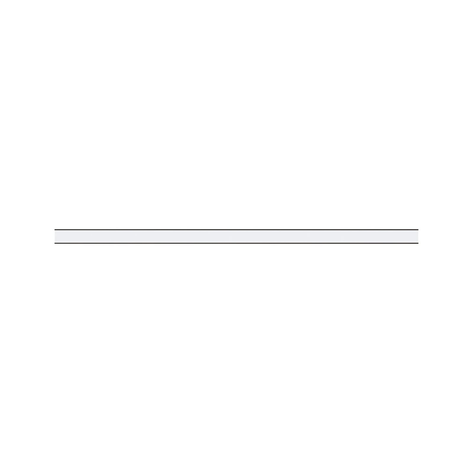 LED lysliste Linion svart 100 cm dimbar Zigbee Paulmann montert i rom