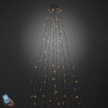 LED-lysmantel til tre 400 LED app-styrt dimbar IP44 - Konstsmide forfra
