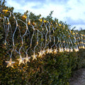 LED-lysnett StarNet 160 LED varmhvit 480 cm IP44 forfra